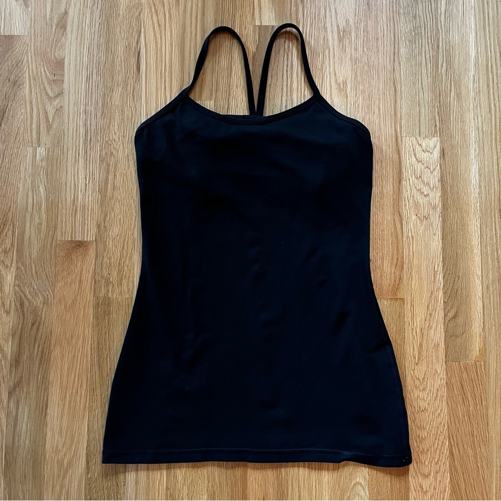 Lululemon Black Power Y Tank